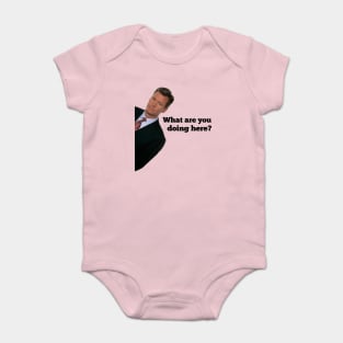 What are you doing here? Baby Bodysuit